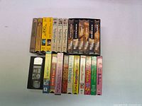All tapes laid out showing full lot