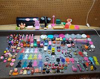 full layout of all accessories on countertop