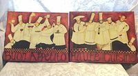Both canvas panels side by side showing full designs and colors