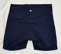 Back view of the shorts showing waistband and overall condition