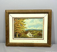 Framed painting full view
