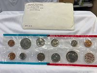Full view of both cellophane packs and envelope