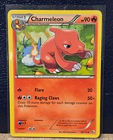 Front of Charmeleon 18/113 card showing artwork and stats