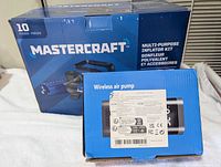 Mastercraft kit box and wireless air pump box