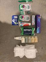 All items overview laid out on floor