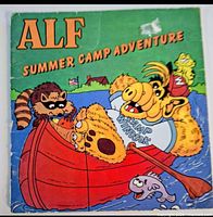 Front cover of ALF Summer Camp Adventure showing title and artwork, wear visible