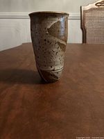full view of tumbler showing glaze and form