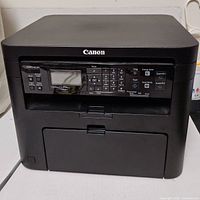 Front view of Canon imageCLASS MF232w printer showing overall condition