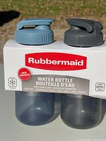 Front of sealed Rubbermaid two-pack showing both bottles and branding