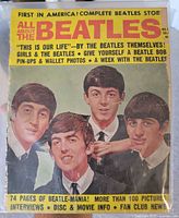 Front cover of 1964 All About The Beatles magazine