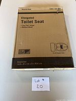 Front of sealed box showing product name and features