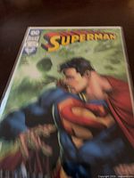 Front cover of Superman #6 comic in protective sleeve