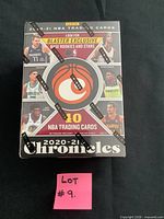 Front view of sealed 2020-21 Panini Chronicles NBA blaster box
