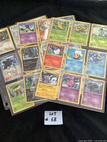Stacked binder pages displaying remainder of the 25 cards