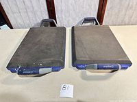 Pair of Kobalt kneeler boards top view showing wear difference