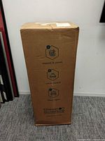 Front view of sealed Sleep Science mattress box