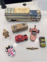 Group shot of all eight items on countertop
