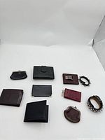 All ten accessories arranged flat for overview