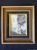 Framed drawing overall front view