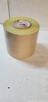 Front view of full roll showing width and color