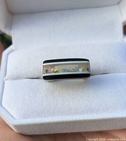 Front view showing layered design and confetti inclusions