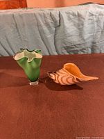 Front view of both glass pieces together