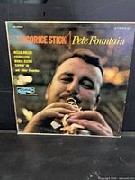 Front cover of Pete Fountain Licorice Stick LP, showing artwork and title