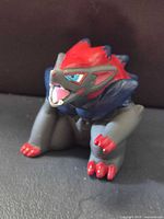Front view of Zoroark finger puppet