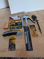 All items laid out showing quantity and packaging