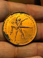 Obverse view showing ballet dancers and legend