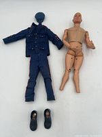 Figure, uniform pieces, shoes overview