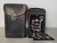 Camera with case closed shown front view