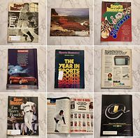 Front covers of all four magazines arranged grid