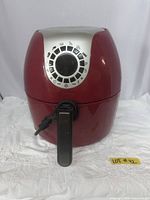 Front view showing control dial, handle, overall condition