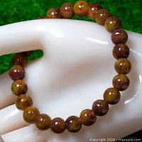 Full view of the bracelet showing all beads