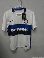 Front view of Nike Inter Milan jersey on hanger