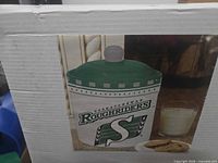 Box showing product image of cookie jar