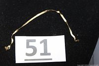 Full view of bracelet laid flat