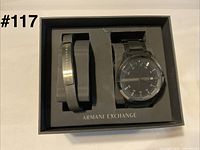 Watch and bracelet set in box