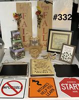 overview of all items laid out on table