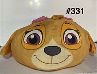Front view of Skye Paw Patrol plush pillow