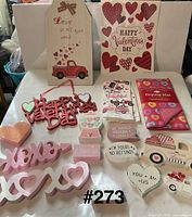 Overview of all Valentine décor and kitchen textiles