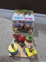 Puzzle with box showing brand side