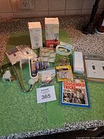 Overview of entire lot spread on counter