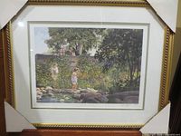 Framed print showing artwork and frame