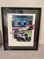 Full view of framed Gavin MacLeod print