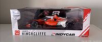 Boxed GreenLight IndyCar diecast model front view