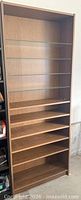 Full view of bookcase showing height and shelf arrangement