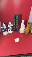 Group shot of all six decorative items