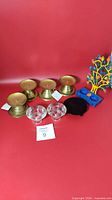 Group shot of all candle holders